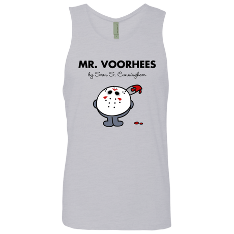 T-Shirts Heather Grey / Small Mr Voorhees Men's Premium Tank Top