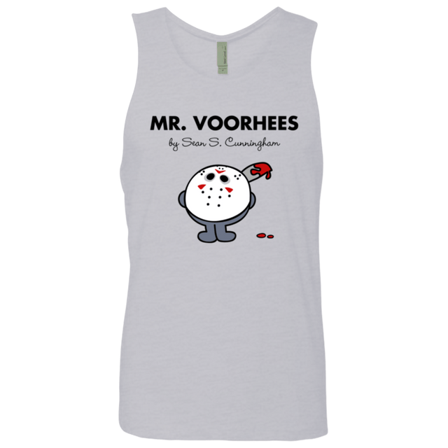 T-Shirts Heather Grey / Small Mr Voorhees Men's Premium Tank Top