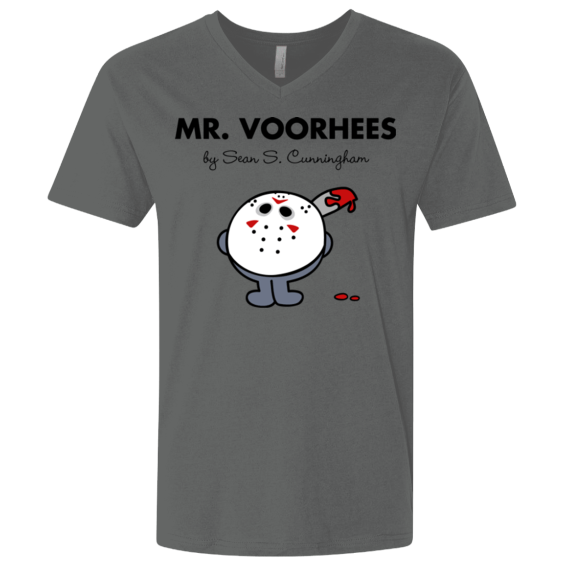 T-Shirts Heavy Metal / X-Small Mr Voorhees Men's Premium V-Neck