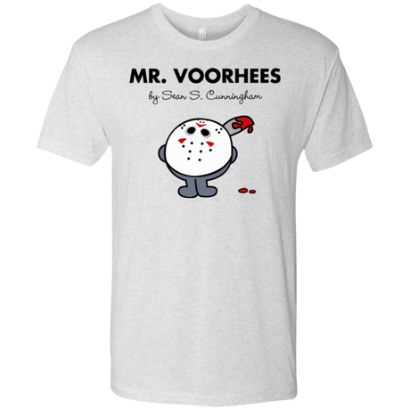 T-Shirts Heather White / Small Mr Voorhees Men's Triblend T-Shirt