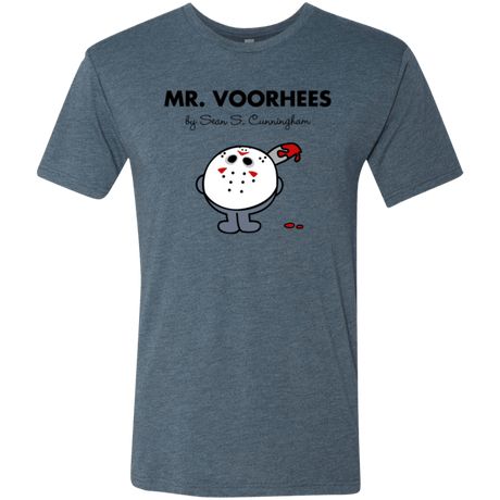 T-Shirts Indigo / Small Mr Voorhees Men's Triblend T-Shirt