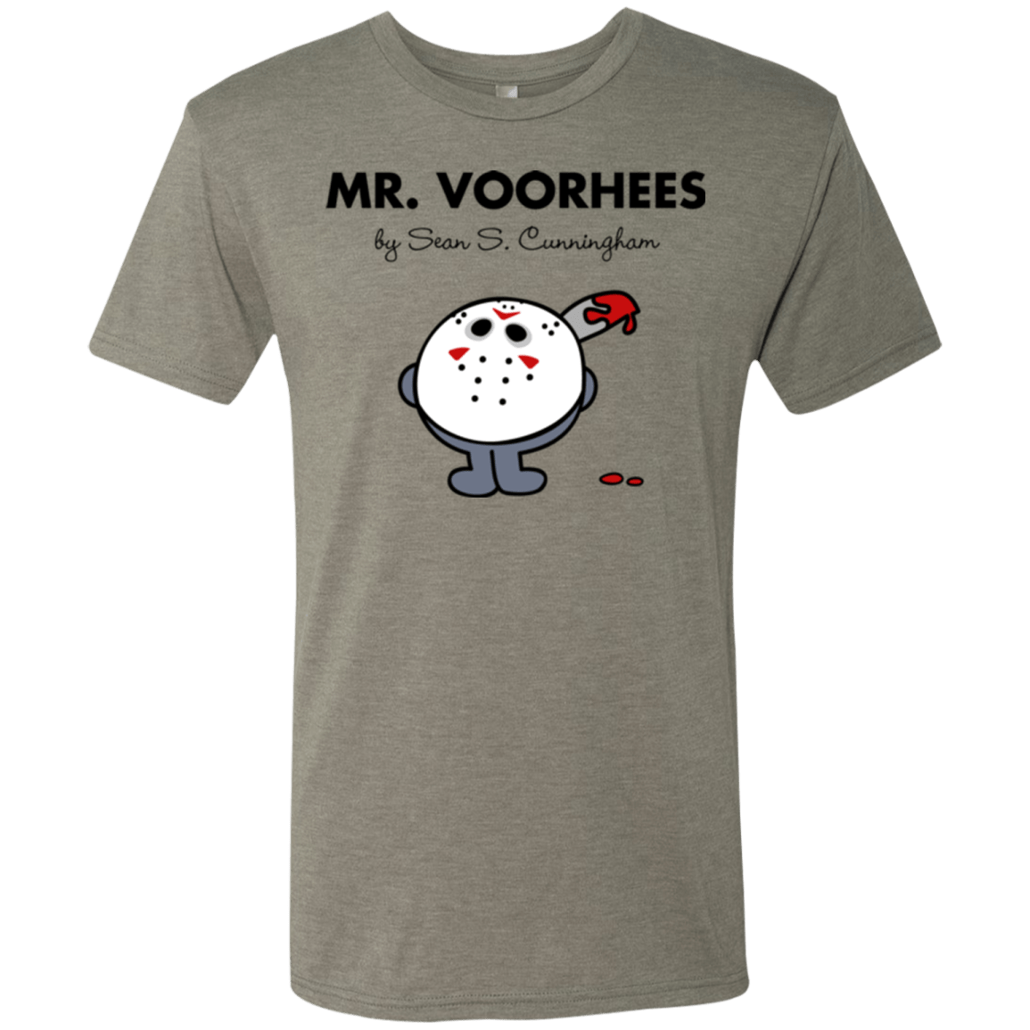 T-Shirts Venetian Grey / Small Mr Voorhees Men's Triblend T-Shirt