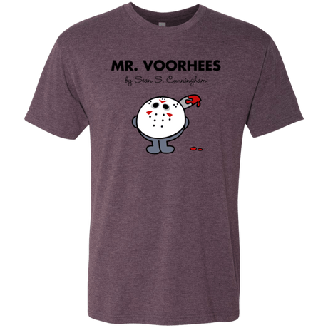 T-Shirts Vintage Purple / Small Mr Voorhees Men's Triblend T-Shirt