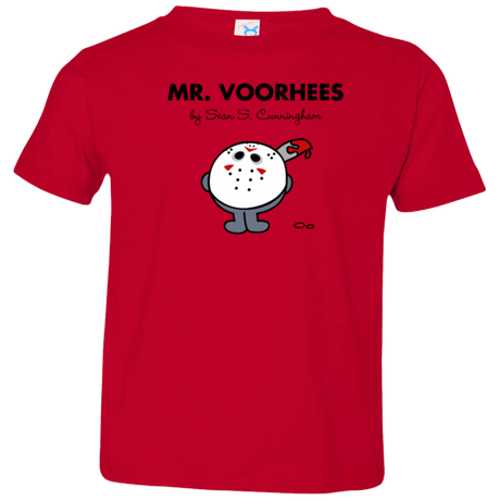 T-Shirts Red / 2T Mr Voorhees Toddler Premium T-Shirt