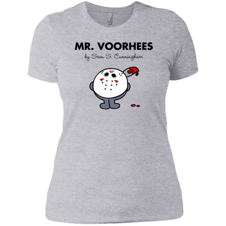 T-Shirts Heather Grey / X-Small Mr Voorhees Women's Premium T-Shirt