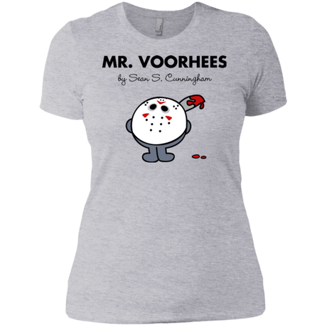 T-Shirts Heather Grey / X-Small Mr Voorhees Women's Premium T-Shirt
