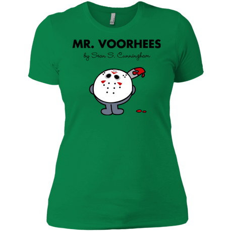 T-Shirts Kelly Green / X-Small Mr Voorhees Women's Premium T-Shirt