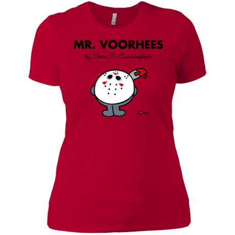T-Shirts Red / X-Small Mr Voorhees Women's Premium T-Shirt