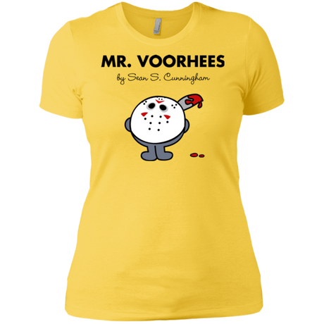 T-Shirts Vibrant Yellow / X-Small Mr Voorhees Women's Premium T-Shirt