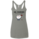 T-Shirts Venetian Grey / X-Small Mr Voorhees Women's Triblend Racerback Tank