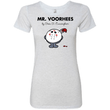 T-Shirts Heather White / Small Mr Voorhees Women's Triblend T-Shirt