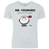 T-Shirts Heather White / YXS Mr Voorhees Youth Triblend T-Shirt
