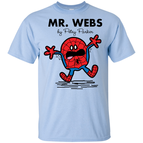 T-Shirts Light Blue / S Mr Webs T-Shirt