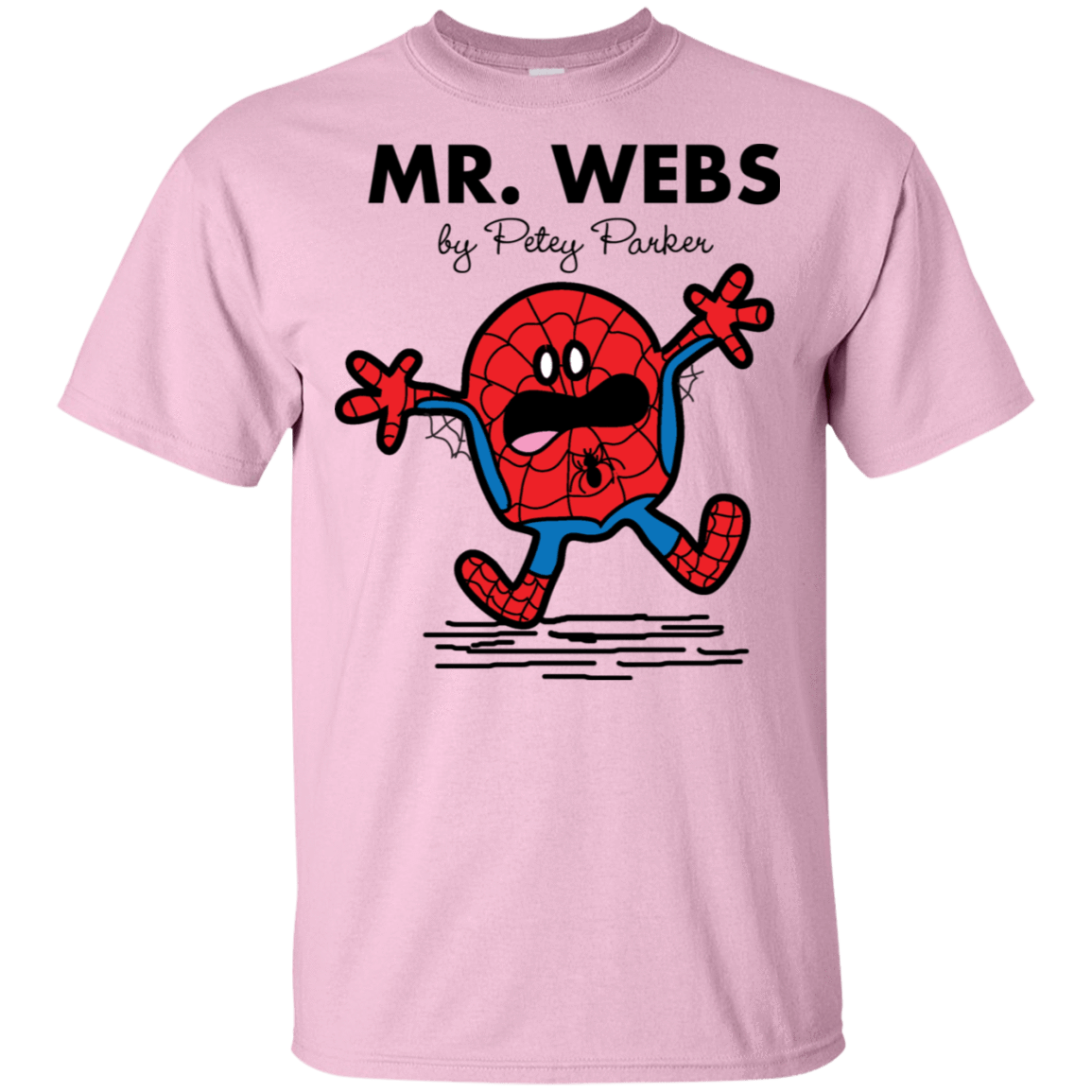 T-Shirts Light Pink / S Mr Webs T-Shirt