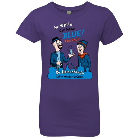 T-Shirts Purple Rush / YXS Mr White Girls Premium T-Shirt