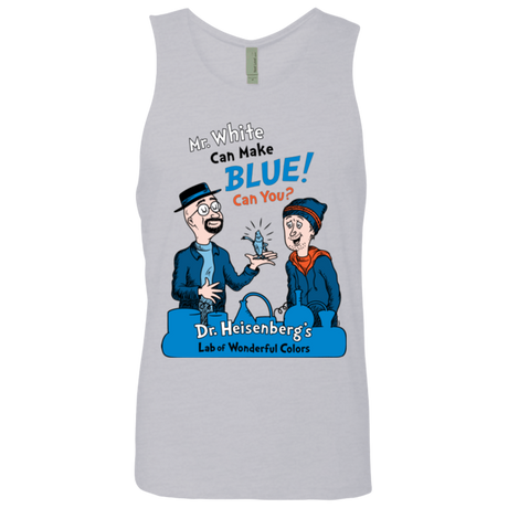 T-Shirts Heather Grey / Small Mr White Men's Premium Tank Top