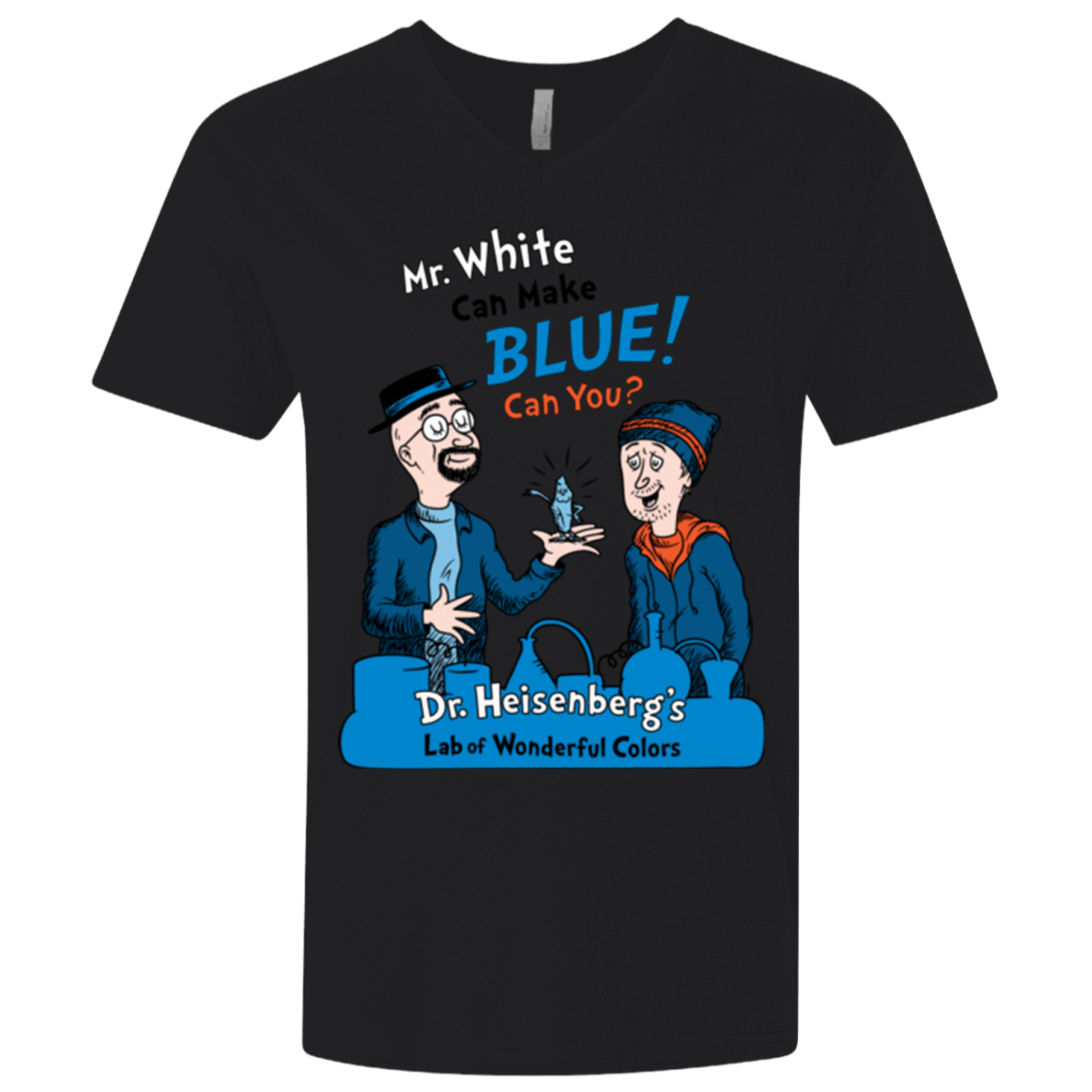 T-Shirts Black / X-Small Mr White Men's Premium V-Neck