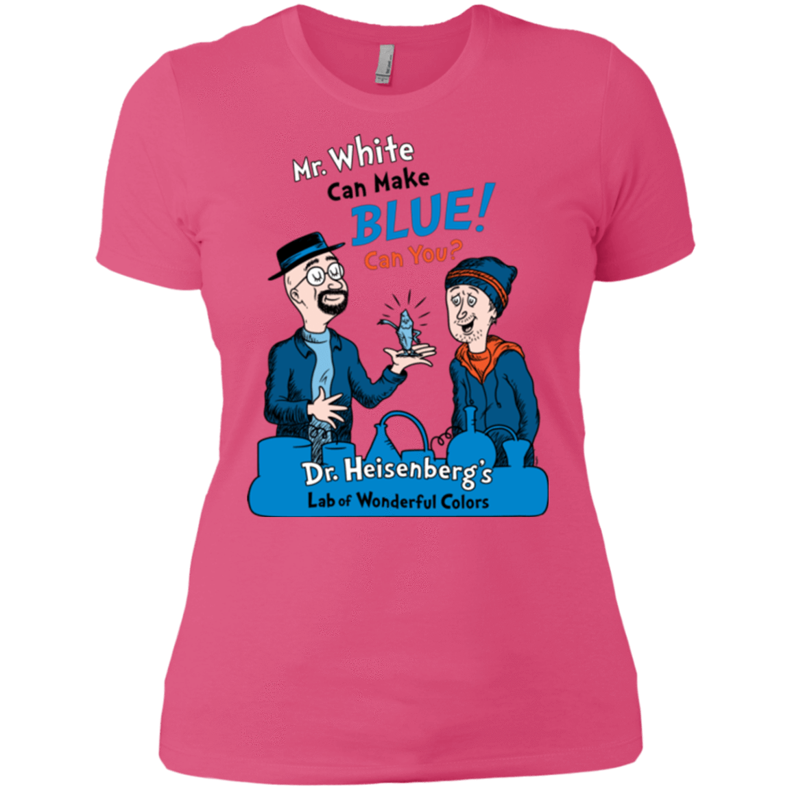 T-Shirts Hot Pink / X-Small Mr White Women's Premium T-Shirt