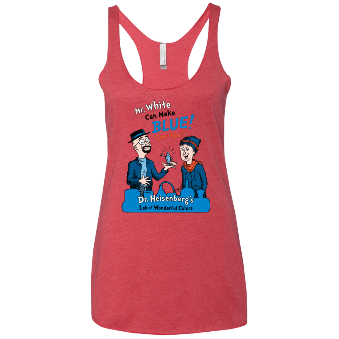 T-Shirts Vintage Red / X-Small Mr White Women's Triblend Racerback Tank