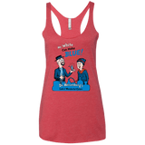 T-Shirts Vintage Red / X-Small Mr White Women's Triblend Racerback Tank