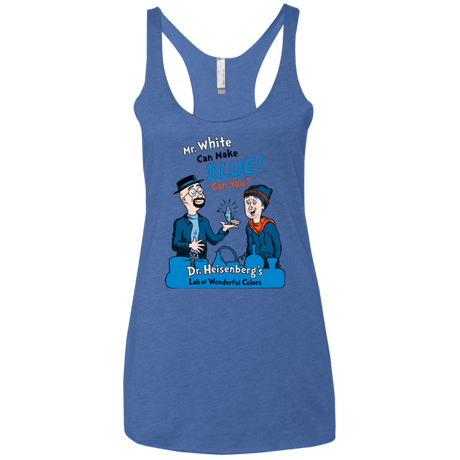 T-Shirts Vintage Royal / X-Small Mr White Women's Triblend Racerback Tank