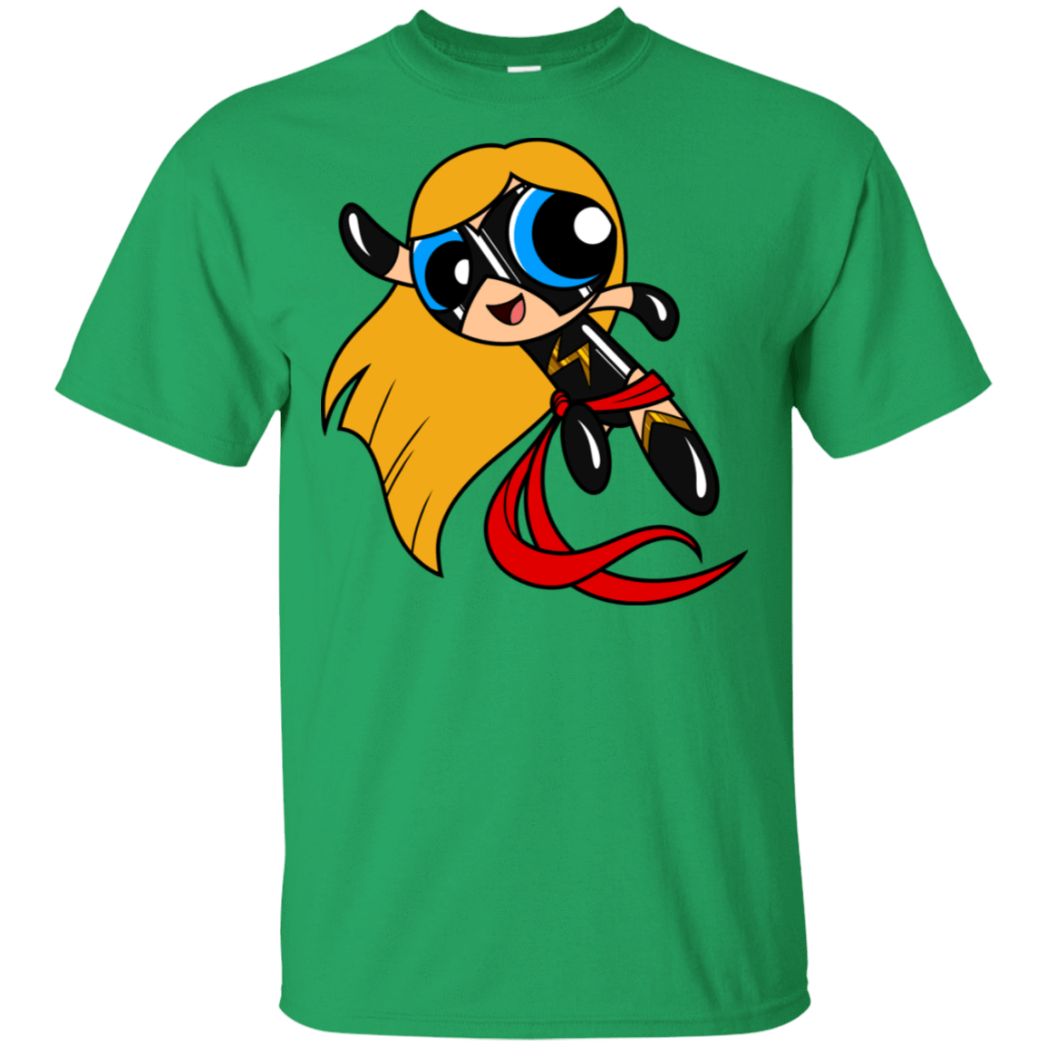 T-Shirts Irish Green / S Ms Marvel Puff T-Shirt