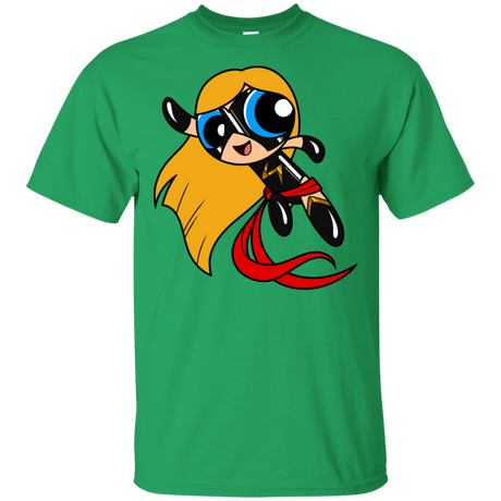 T-Shirts Irish Green / S Ms Marvel Puff T-Shirt