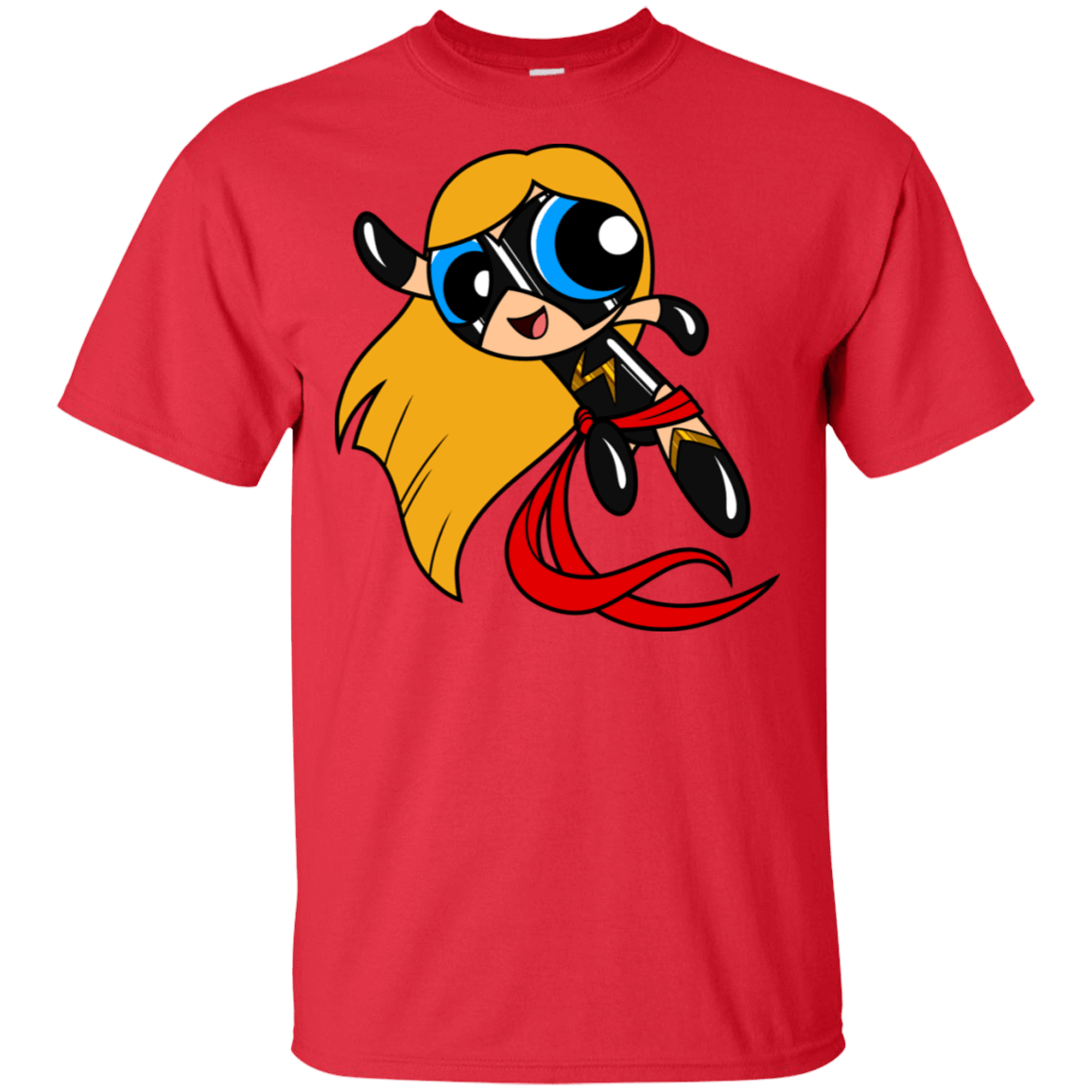 T-Shirts Red / S Ms Marvel Puff T-Shirt