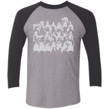 T-Shirts Premium Heather/ Vintage Black / X-Small MST3K Men's Triblend 3/4 Sleeve