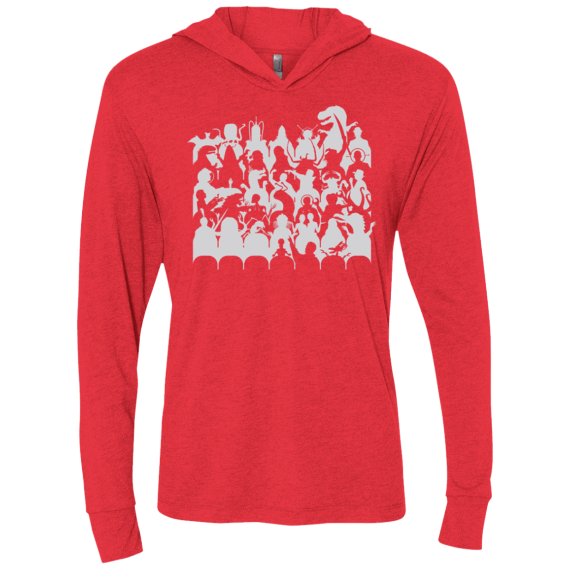 T-Shirts Vintage Red / X-Small MST3K Triblend Long Sleeve Hoodie Tee