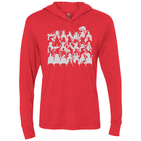 T-Shirts Vintage Red / X-Small MST3K Triblend Long Sleeve Hoodie Tee