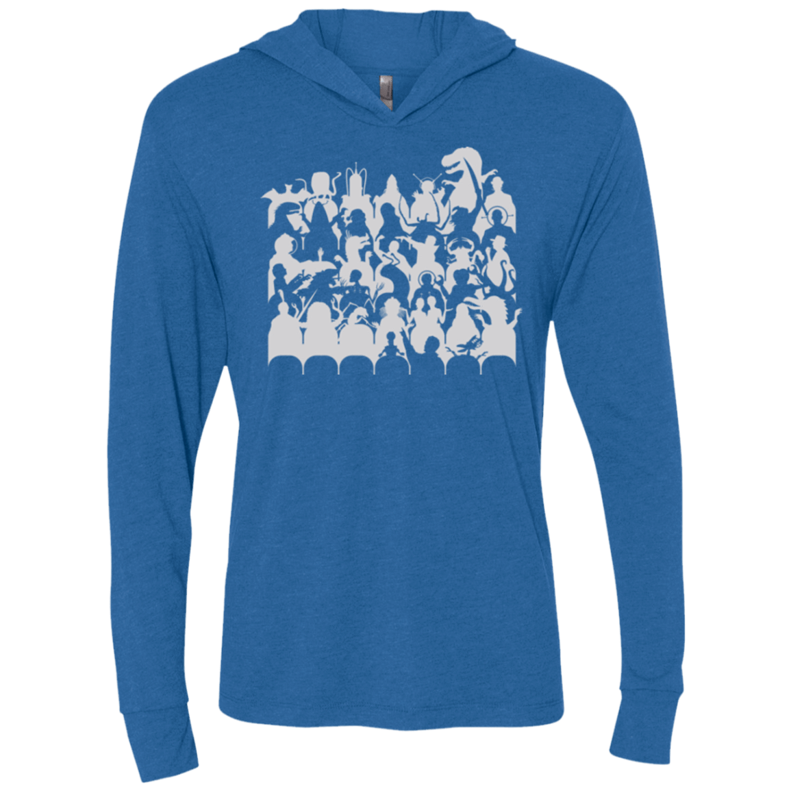 T-Shirts Vintage Royal / X-Small MST3K Triblend Long Sleeve Hoodie Tee