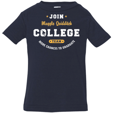 T-Shirts Navy / 6 Months Muggle Quidditch Infant Premium T-Shirt