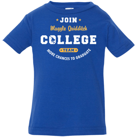 T-Shirts Royal / 6 Months Muggle Quidditch Infant Premium T-Shirt