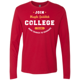 T-Shirts Red / Small Muggle Quidditch Men's Premium Long Sleeve