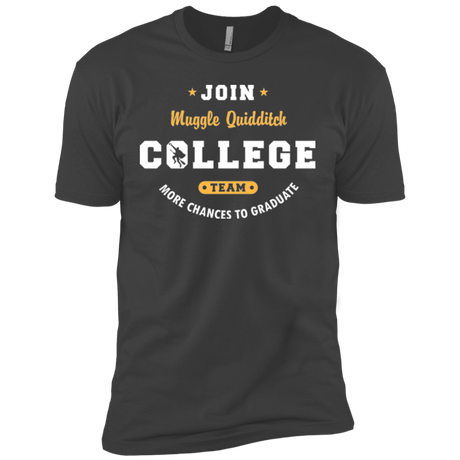 T-Shirts Heavy Metal / X-Small Muggle Quidditch Men's Premium T-Shirt