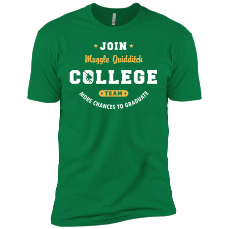T-Shirts Kelly Green / X-Small Muggle Quidditch Men's Premium T-Shirt