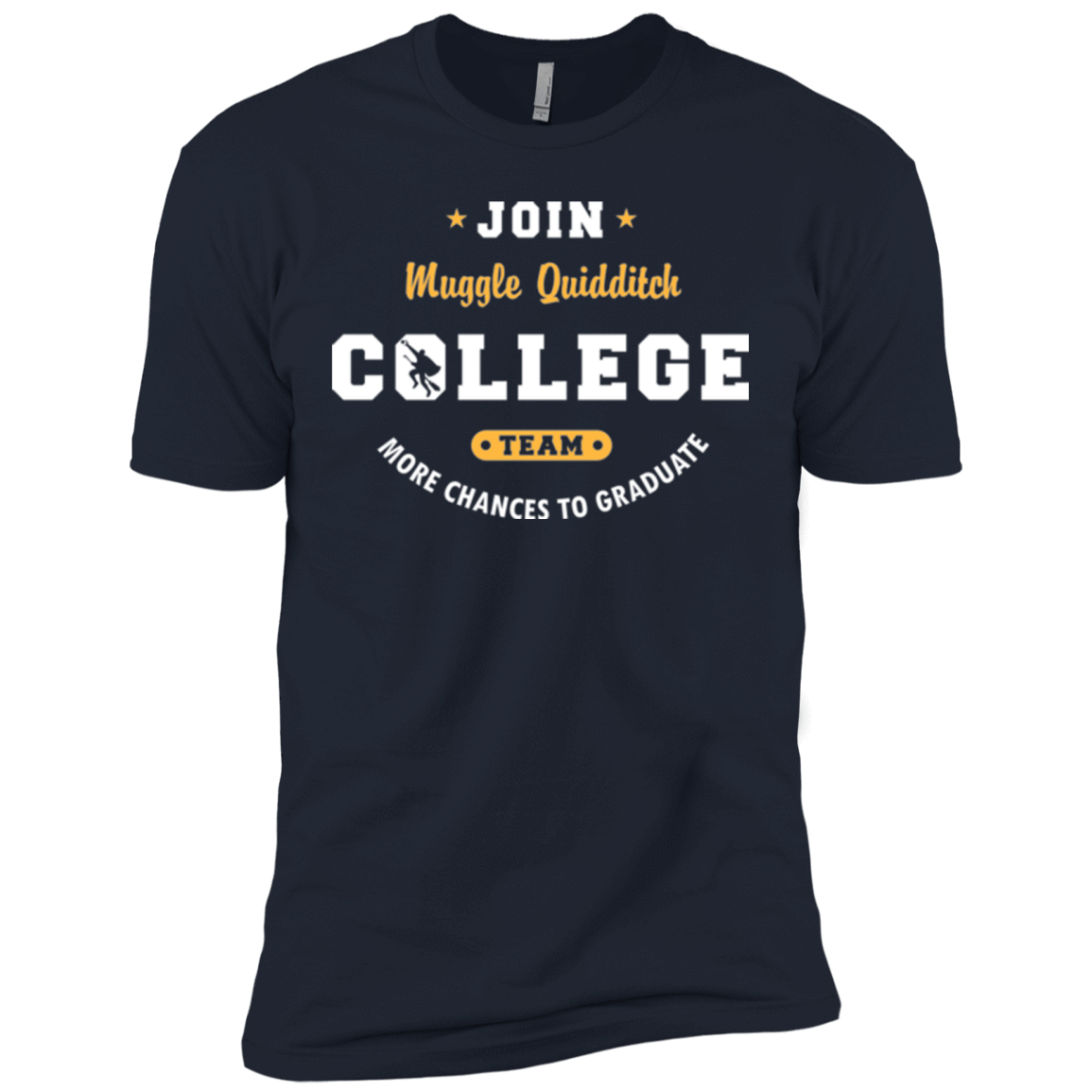 T-Shirts Midnight Navy / X-Small Muggle Quidditch Men's Premium T-Shirt