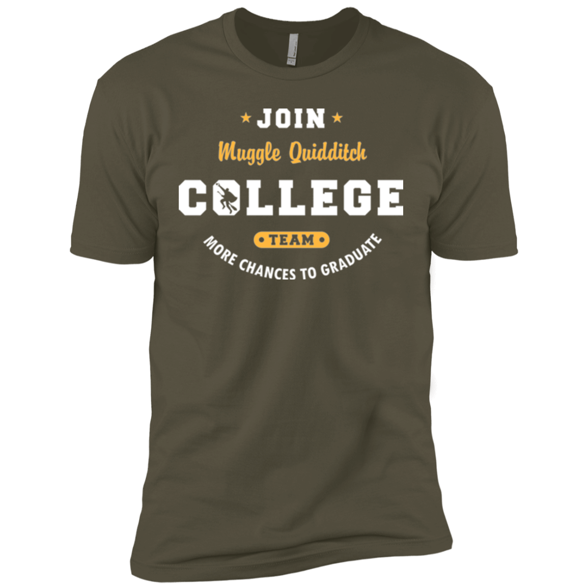 T-Shirts Military Green / X-Small Muggle Quidditch Men's Premium T-Shirt