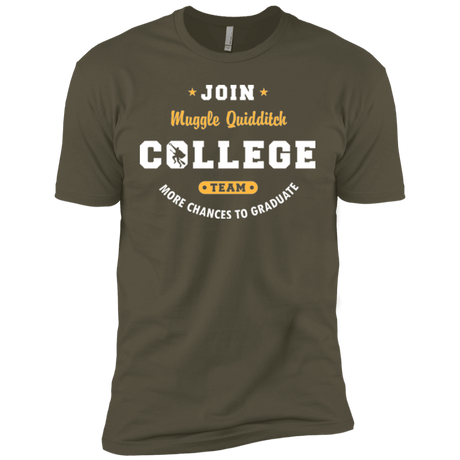 T-Shirts Military Green / X-Small Muggle Quidditch Men's Premium T-Shirt