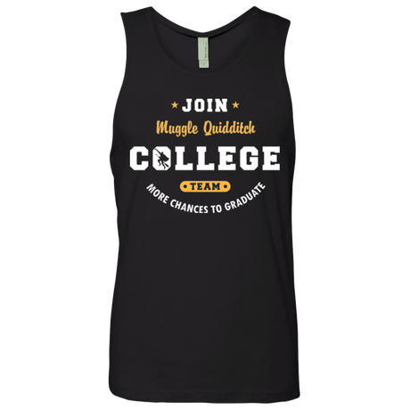 T-Shirts Black / Small Muggle Quidditch Men's Premium Tank Top