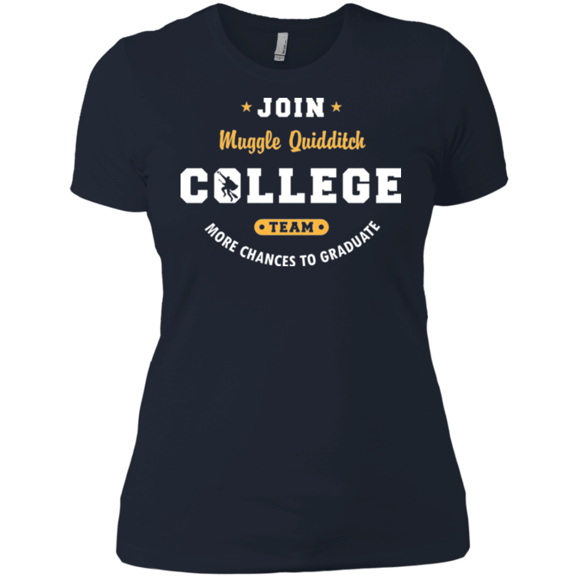 T-Shirts Midnight Navy / X-Small Muggle Quidditch Women's Premium T-Shirt