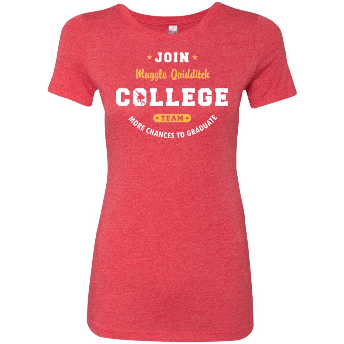 T-Shirts Vintage Red / Small Muggle Quidditch Women's Triblend T-Shirt