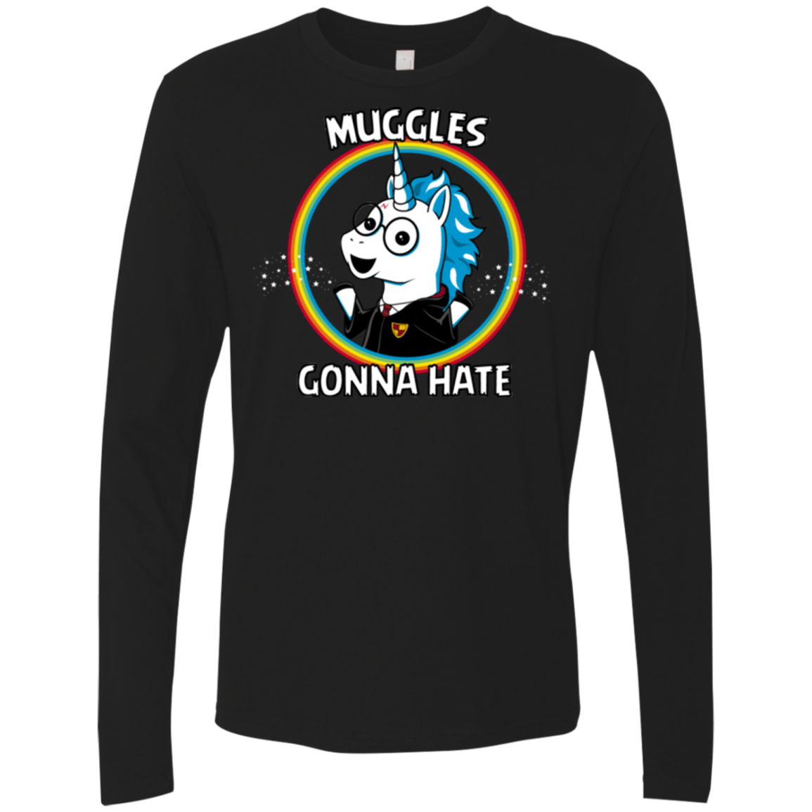 T-Shirts Black / Small Muggles Gonna Hate Men's Premium Long Sleeve