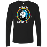T-Shirts Black / Small Muggles Gonna Hate Men's Premium Long Sleeve