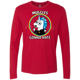 T-Shirts Red / Small Muggles Gonna Hate Men's Premium Long Sleeve