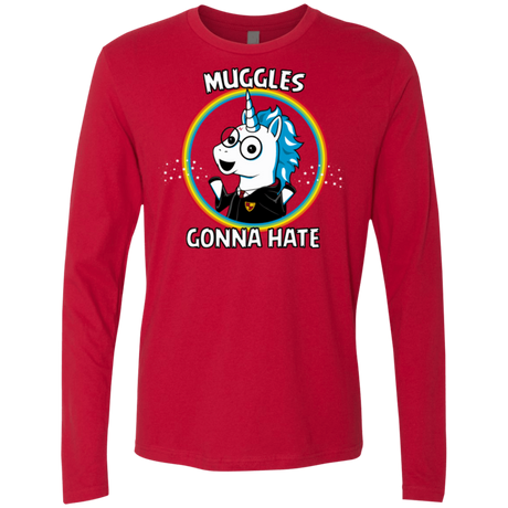 T-Shirts Red / Small Muggles Gonna Hate Men's Premium Long Sleeve