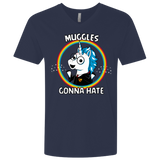 T-Shirts Midnight Navy / X-Small Muggles Gonna Hate Men's Premium V-Neck