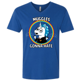 T-Shirts Royal / X-Small Muggles Gonna Hate Men's Premium V-Neck