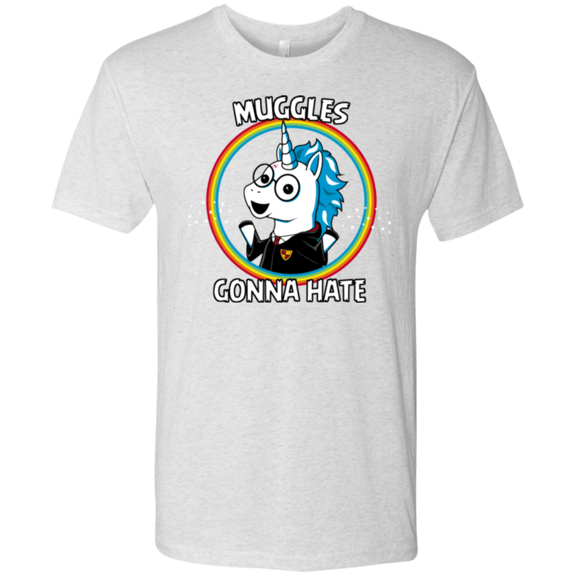T-Shirts Heather White / Small Muggles Gonna Hate Men's Triblend T-Shirt